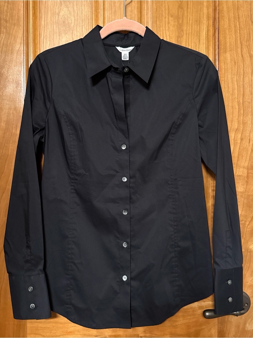 Calvin Klein The Essentials Black Button Down shirt - S NWT